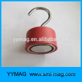 Wholesales rubber coated Neodymium pot magnetic hook